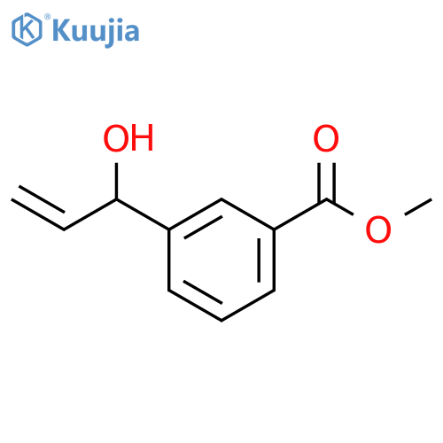 methyl 3-(1-hydroxyprop-2-en-1-yl)benzoate structure