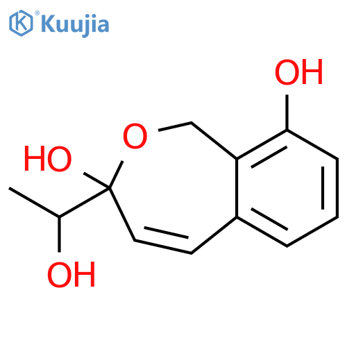 2-Benzoxepin-3,9-diol,1,3-dihydro-3-(1-hydroxyethyl)- (9CI) structure