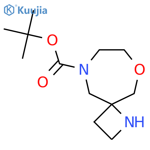 tert-butyl 6-oxa-1,9-diazaspiro[3.6]decane-9-carboxylate structure