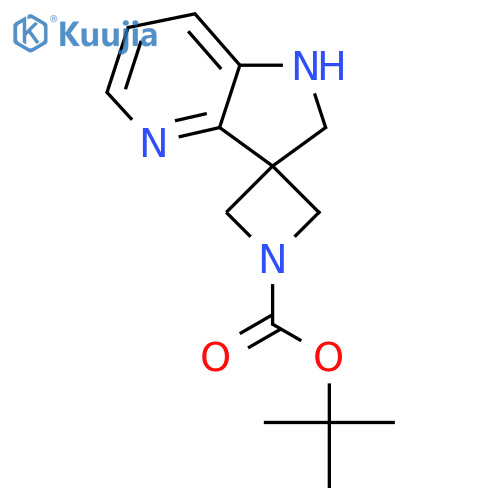 tert-Butyl 1',2'-dihydrospiro[azetidine-3,3'-pyrrolo[3,2-b]pyridine]-1-carboxylate structure