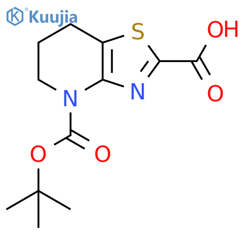 4-(Tert-Butoxycarbonyl)-4,5,6,7-Tetrahydrothiazolo[4,5-B]Pyridine-2-Carboxylic Acid(WX140013) structure