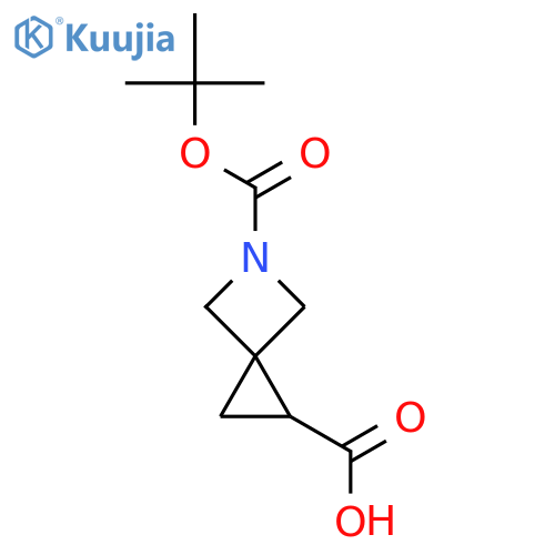5-[(tert-butoxy)carbonyl]-5-azaspiro[2.3]hexane-1-carboxylic acid structure