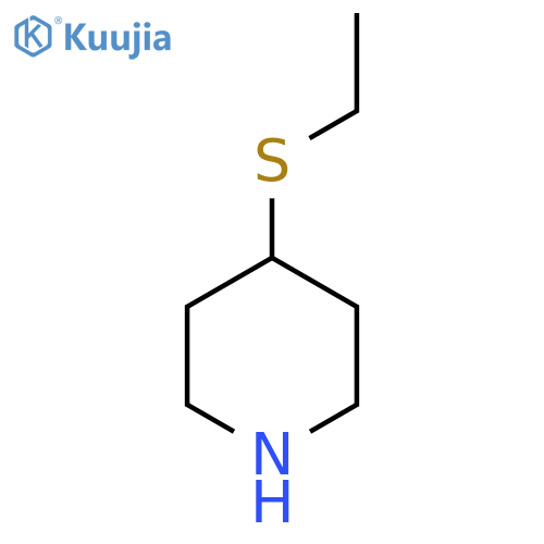4-(Ethylsulfanyl)piperidine structure