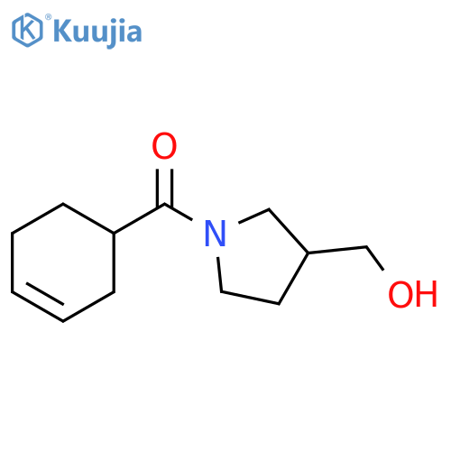 [1-(cyclohex-3-ene-1-carbonyl)pyrrolidin-3-yl]methanol structure