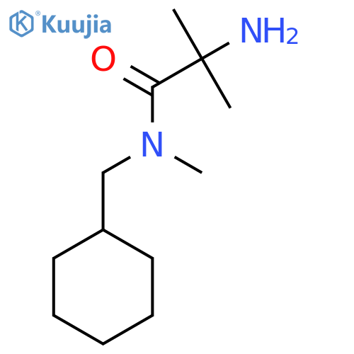 2-Amino-N-(cyclohexylmethyl)-N,2-dimethylpropanamide structure