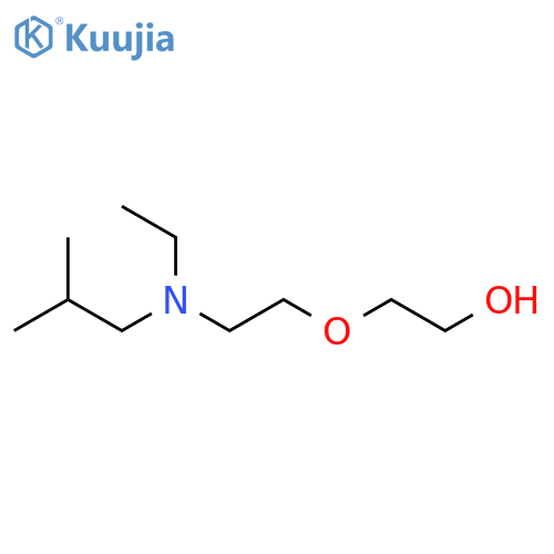 Ethanol, 2-[2-[ethyl(2-methylpropyl)amino]ethoxy]- structure