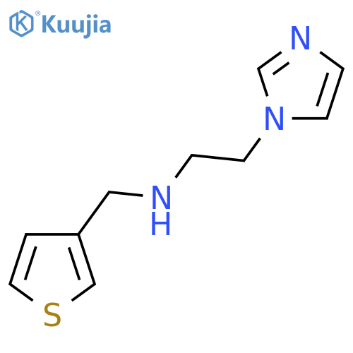 2-(1H-imidazol-1-yl)ethyl(thiophen-3-yl)methylamine structure