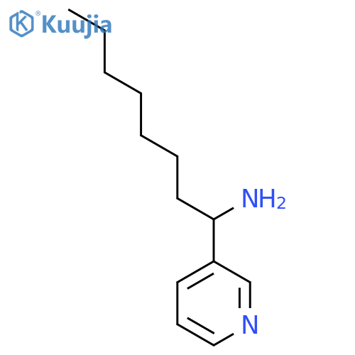 1-(Pyridin-3-YL)octan-1-amine structure