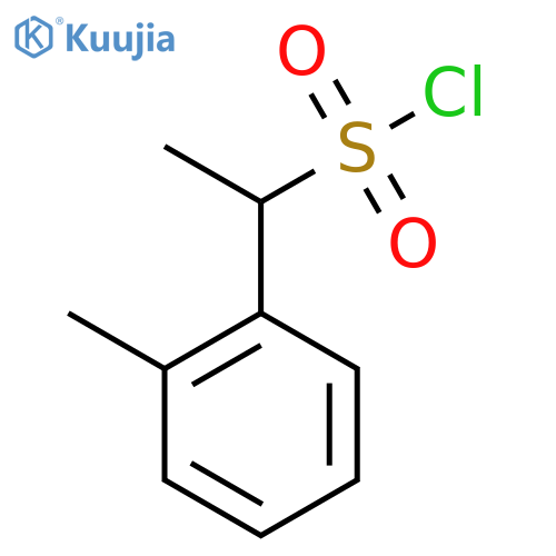 1-(O-tolyl)ethane-1-sulfonyl chloride structure
