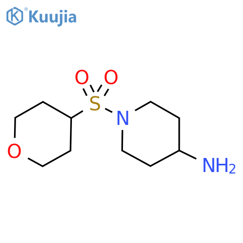 1-(oxane-4-sulfonyl)piperidin-4-amine structure