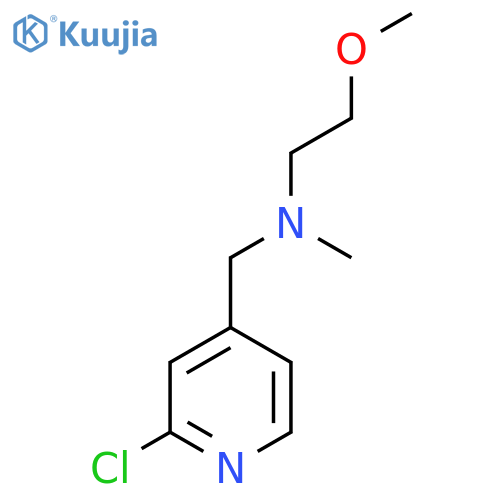 (2-chloropyridin-4-yl)methyl(2-methoxyethyl)methylamine structure