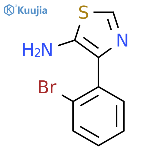 4-(2-Bromophenyl)thiazol-5-amine structure
