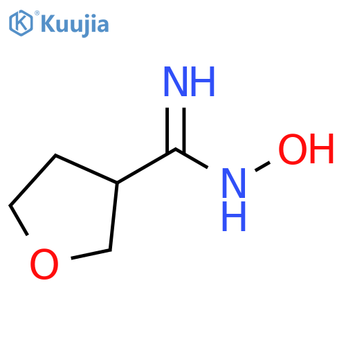 N-hydroxytetrahydrofuran-3-carboxamidine structure