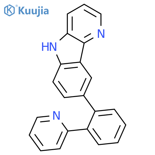8-2-(2-Pyridyl)phenyl-5H-pyrido3,2-bindole structure
