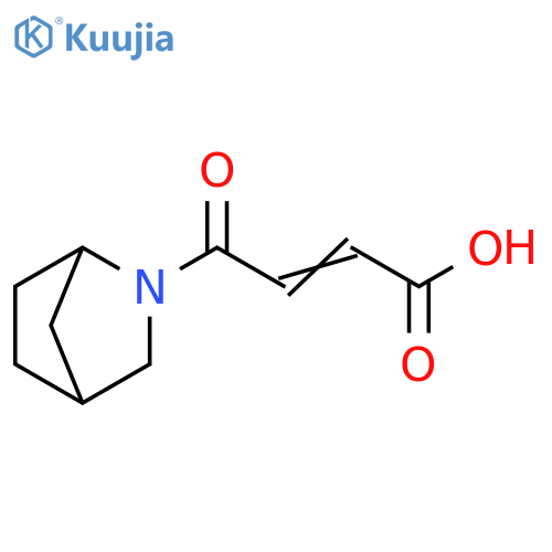 (2E)-4-{2-azabicyclo[2.2.1]heptan-2-yl}-4-oxobut-2-enoic acid structure