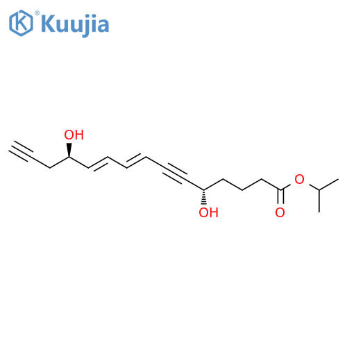 (5S,8E,10E,12R)-5,12-Dihydroxy-8,10-pentadecadiene-6,14-diynoic Acid 1-Methylethyl Ester structure