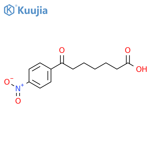 7-(4-Nitrophenyl)-7-oxoheptanoic acid structure