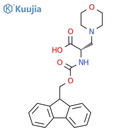 Fmoc-3-(1-Morpholinyl)-L-Ala-OH structure