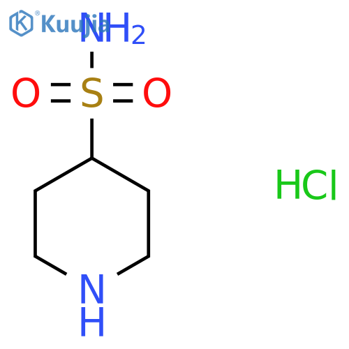 Piperidine-4-sulfonamide hydrochloride structure