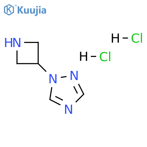 1-(azetidin-3-yl)-1H-1,2,4-triazole dihydrochloride structure