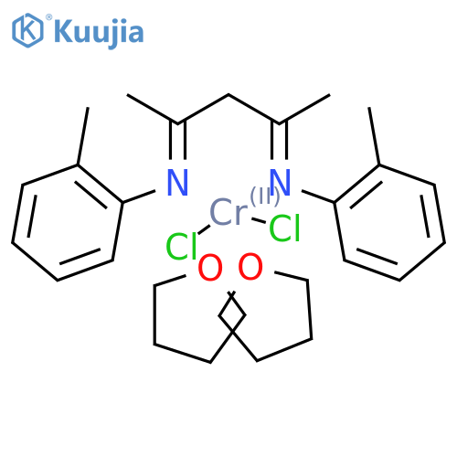 [2,4-Bis(N-2-methylphenylimino)pentane]-bis(thf)-chromium(II)-dichloride structure