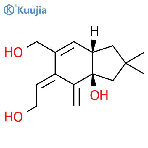 1H-Indene-5-methanol,2,3,3a,6,7,7a-hexahydro-7a-hydroxy-6-(2-hydroxyethylidene)-2,2-dimethyl-7-methylene-,(3aS,6Z,7aR)- structure