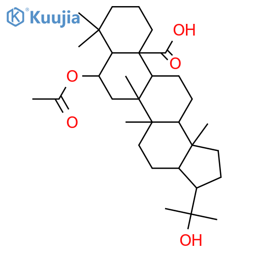 6,22-Dihydroxy-25-hopanoic acid; 6α-form, 6-Ac structure