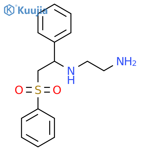 (2-aminoethyl)[2-(benzenesulfonyl)-1-phenylethyl]amine structure