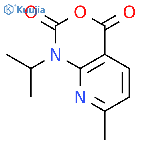 1-Isopropyl-7-methyl-1H-pyrido[2,3-d][1,3]oxazine-2,4-dione structure