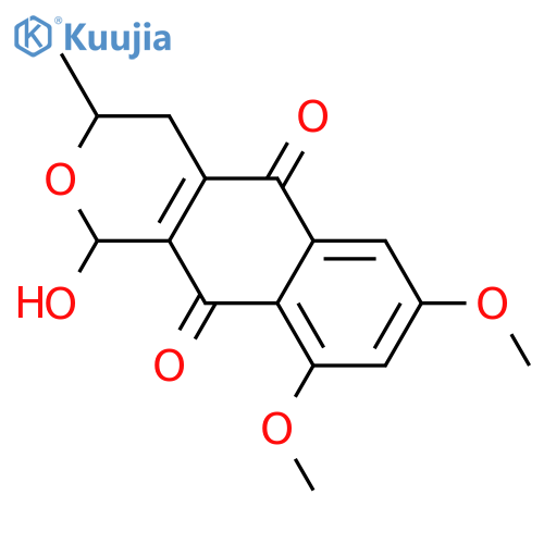 3,4-Dihydro-1,7,9-trihydroxy-3-methyl-1H-naphtho[2,3-c]pyran-5,10-dione; (1R,3S)-form, 7,9-Di-Me ether structure
