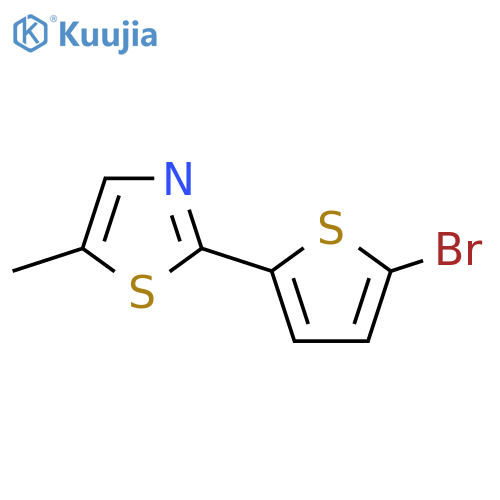 2-(5-Bromothiophen-2-yl)-5-methyl-1,3-thiazole structure