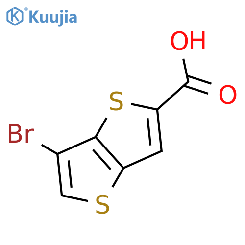 6-bromothieno3,2-bthiophene-2-carboxylic acid structure