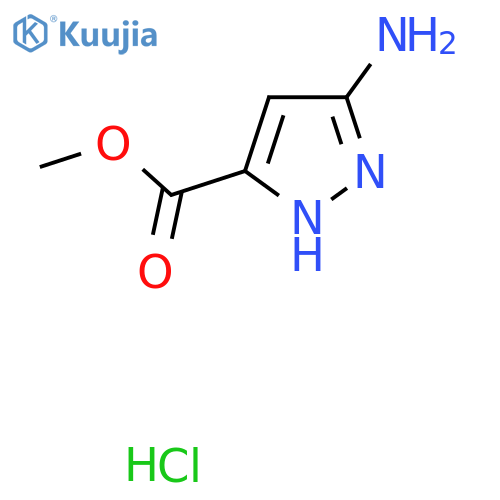 Methyl 3-Amino-1H-pyrazole-5-carboxylate hydrochloride structure