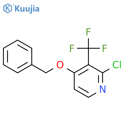 4-(Benzyloxy)-2-chloro-3-(trifluoromethyl)pyridine structure