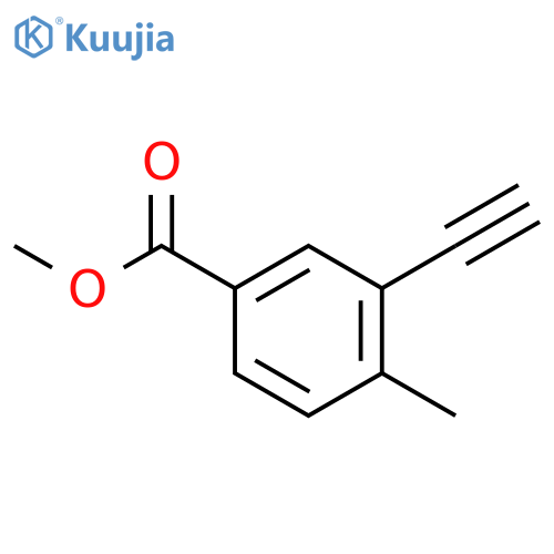 Methyl 3-Ethynyl-4-methylbenzate structure