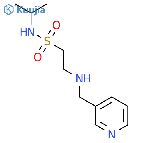 N-Isopropyl-2-(pyridin-3-ylmethyl)amino-ethanesulfonamide structure