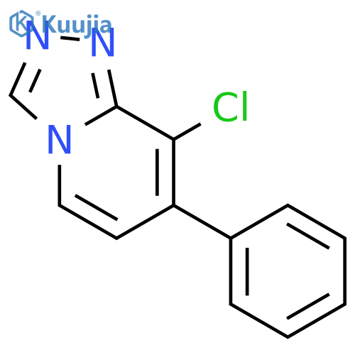 8-Chloro-7-phenyl-[1,2,4]triazolo[4,3-a]pyridine structure