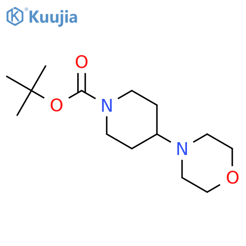 1-boc-4-morpholinopiperdine structure