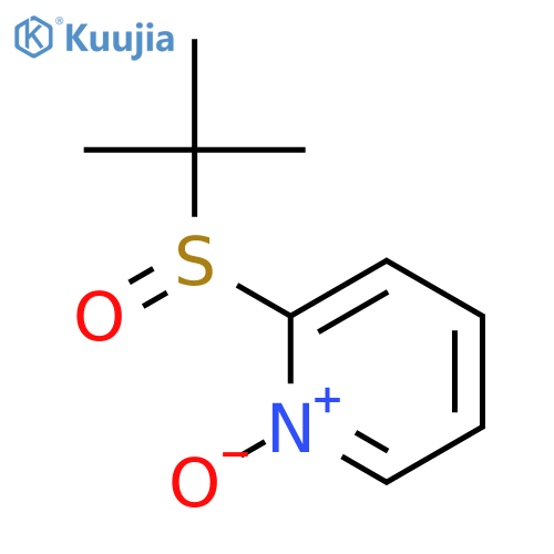 Pyridine,2-[(1,1-dimethylethyl)sulfinyl]-, 1-oxide structure