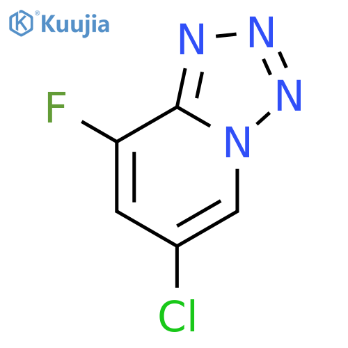 6-Chloro-8-fluorotetrazolo1,5-apyridine structure