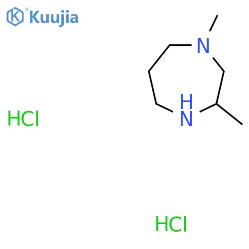 1,3-Dimethyl-1,4-diazepane dihydrochloride structure