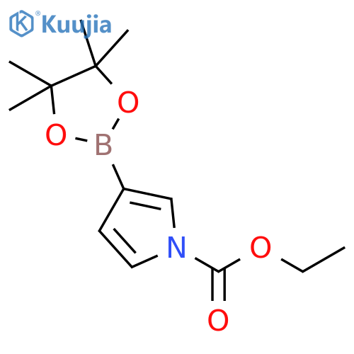 1-(Ethoxycarbonyl)pyrrole-3-boronic acid, pinacol ester structure