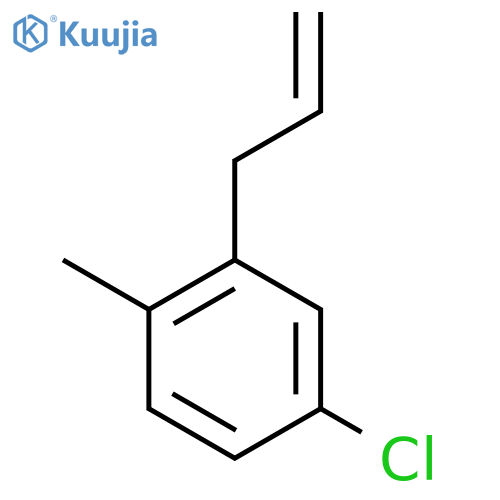 3-(3-Chloro-6-methylphenyl)-1-propene structure