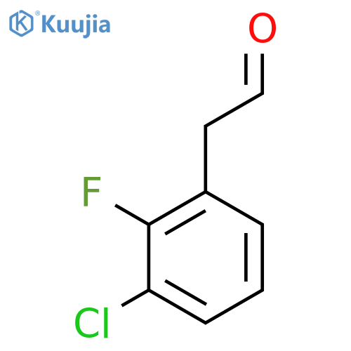 2-(3-Chloro-2-fluorophenyl)acetaldehyde structure