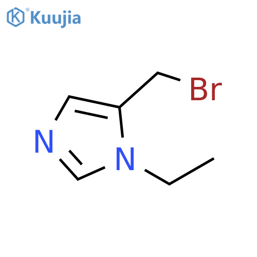 5-(bromomethyl)-1-ethyl-1H-imidazole structure