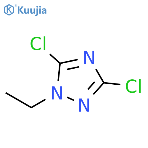 3,5-Dichloro-1-ethyl-1H-1,2,4-triazole structure