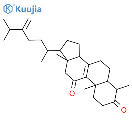 4alpha-methylergosta-8,24(28)-dien-3,11-dione structure