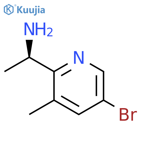 (1R)-1-(5-BROMO-3-METHYL(2-PYRIDYL))ETHYLAMINE structure