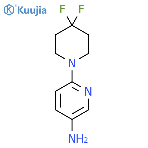 6-(4,4-Difluoropiperidin-1-yl)pyridin-3-amine structure