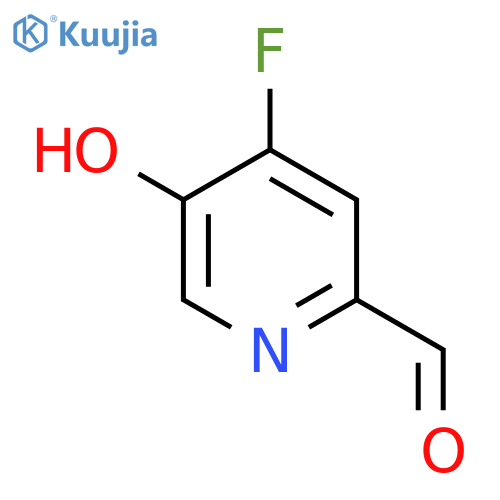 4-Fluoro-5-hydroxypicolinaldehyde structure